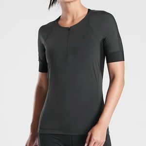 ✳️ ATHLETA Velo cycling jersey top